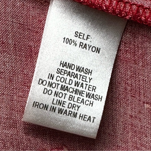 LULUS- Boho Red 🌹Floral Deep V-Neck Mini Dress (L) - Picture 12 of 13